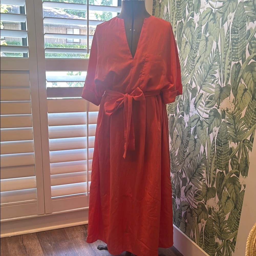 Elegant Red Women's Dress